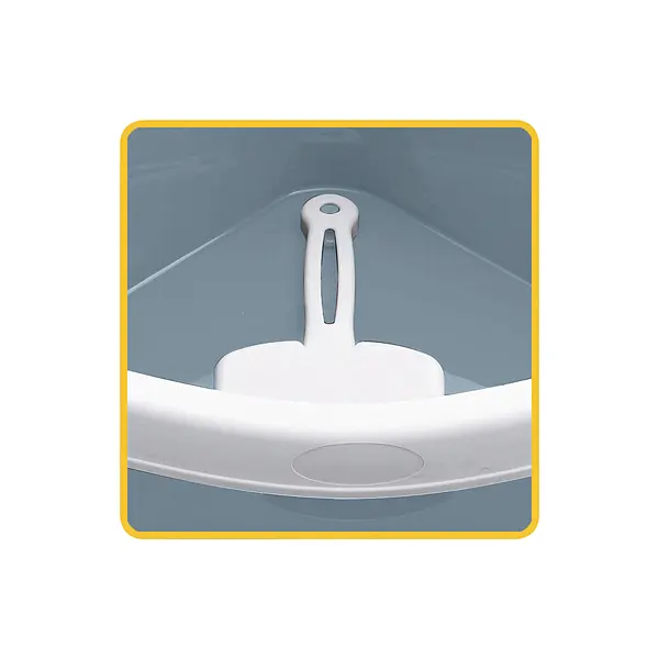 Туалет для кошек Stefanplast Sprint Corner с лопаткой 40х56х14 см синий (96612) - фото 2