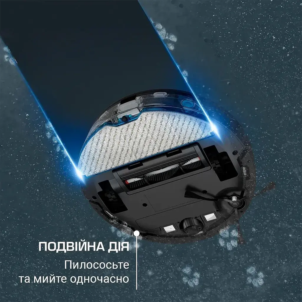Робот-пилосос Rowenta X-Plorer Serie 65+ миючий чорний (RR8L85WH) - фото 3