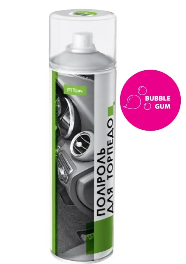 Поліроль для торпедо PITON Bubble Gum аерозоль 500 мл 000026762
