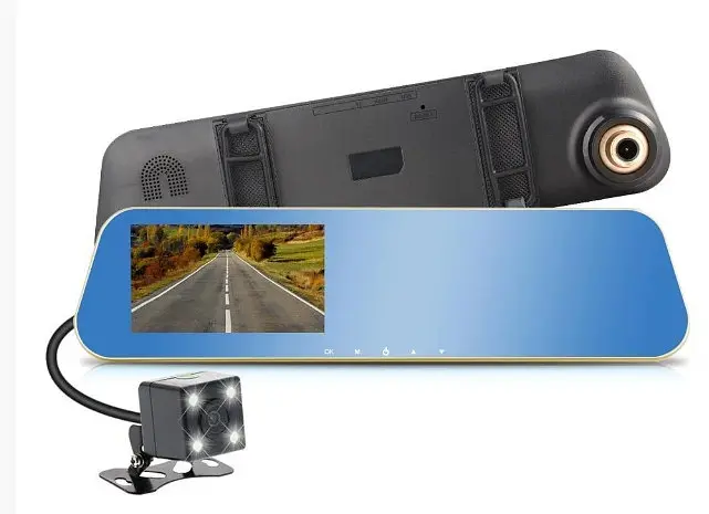 Дзеркало відеореєстратор Anytek G77 Full HD 1080P на 2 камери - фото 8