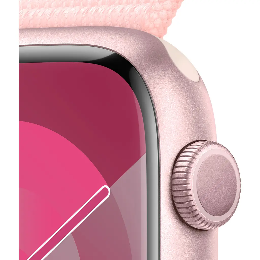 Смарт-годинник Apple Watch Series 9 GPS 45mm Pink Aluminum Case with Light Pink Sport Loop [MR9J3] [101684] - фото 3
