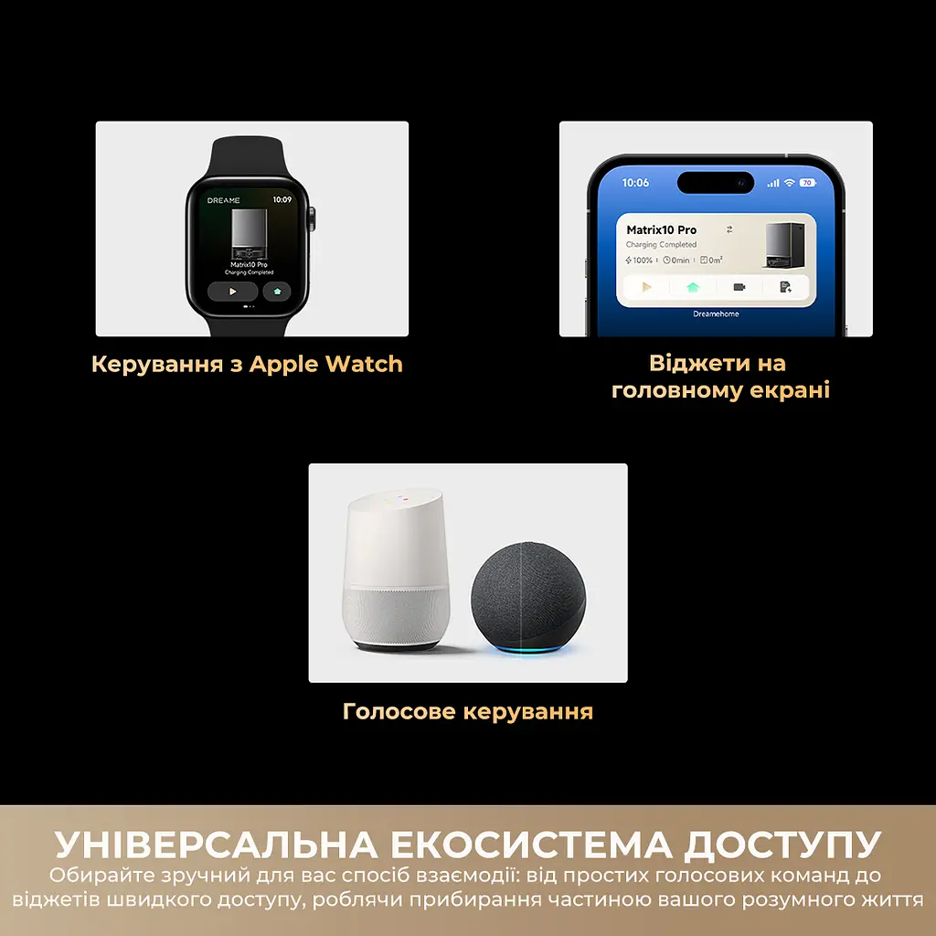 Робот-пилосос миючий Dreame Bot Matrix 10 Pro Black - фото 14