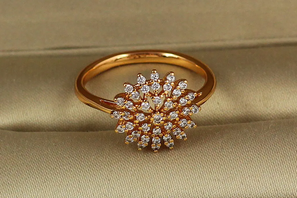 Кільце Xuping Jewelry сонячне світло р 16 золотисте - фото 2