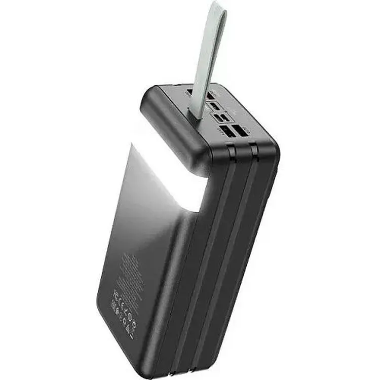 Портативна батарея Hoco J86B Electric 22.5W PD20W QC LCD Lamp 60000 mAh Black - фото 2