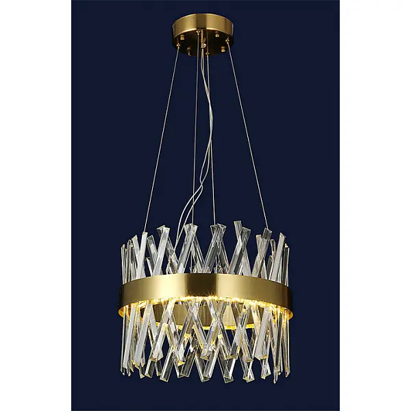 Люстра світлодіодна для високих стель у сучасному стилі Levistella 909LXL3009 GD 400MM - фото 2