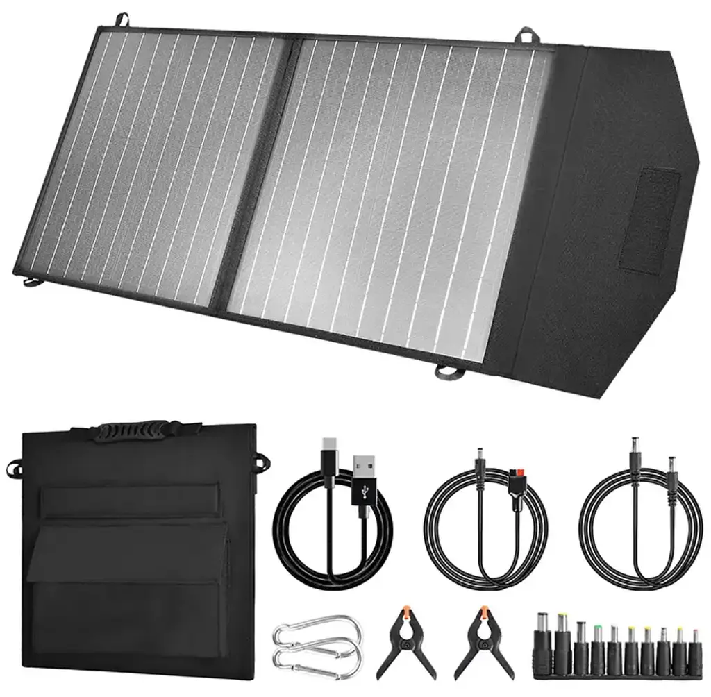 Портативний зарядний пристрій Suaoki сонячна панель Ansun 60w - фото 2