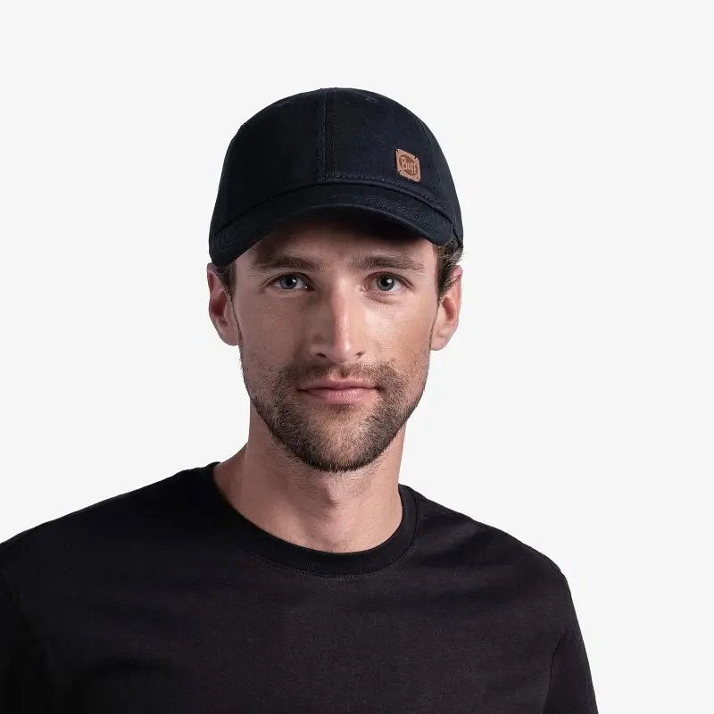 Кепка Buff Baseball Cap Solid Black (1033-BU 117197.999.10.00) - фото 5