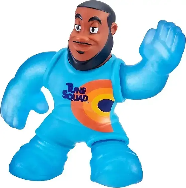 Іграшка антистрес Леброн Джеймс Moose Toys Goo Jit Zu Space Jam LeBron James, фігурка тягучка Stretch висота 13 см (SKU-245) - фото 4