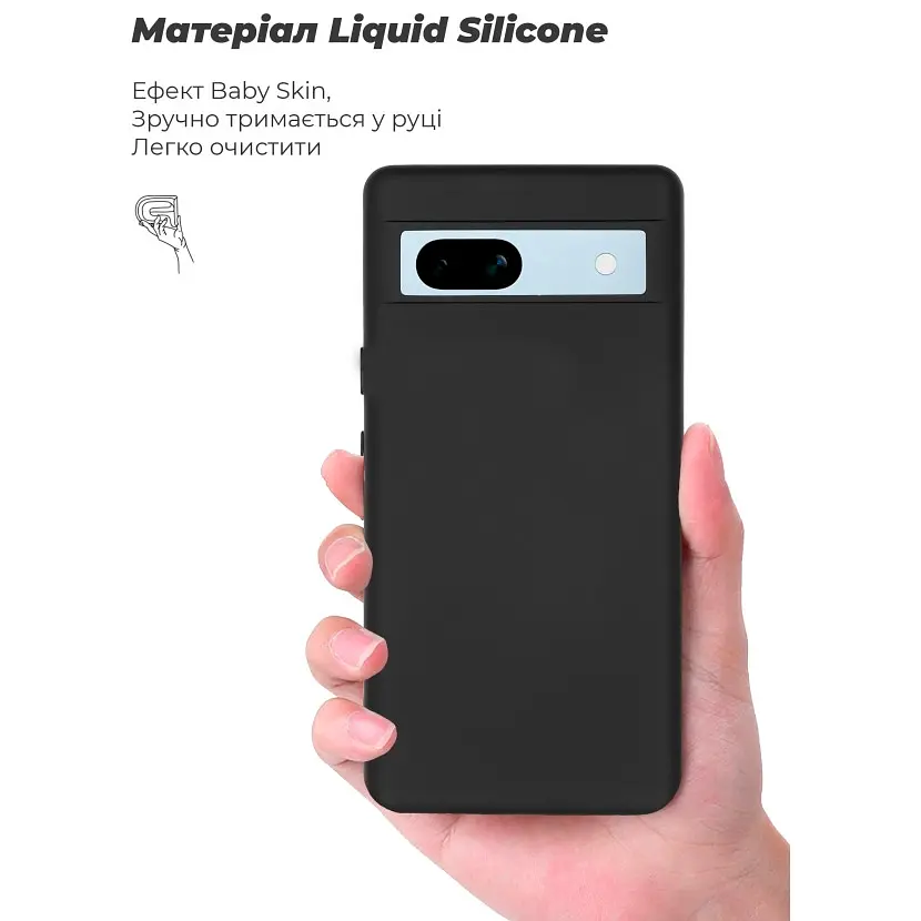 Чохол ArmorStandart ICON Case для Google Pixel 7a Black (ARM70910) [96877] - фото 4