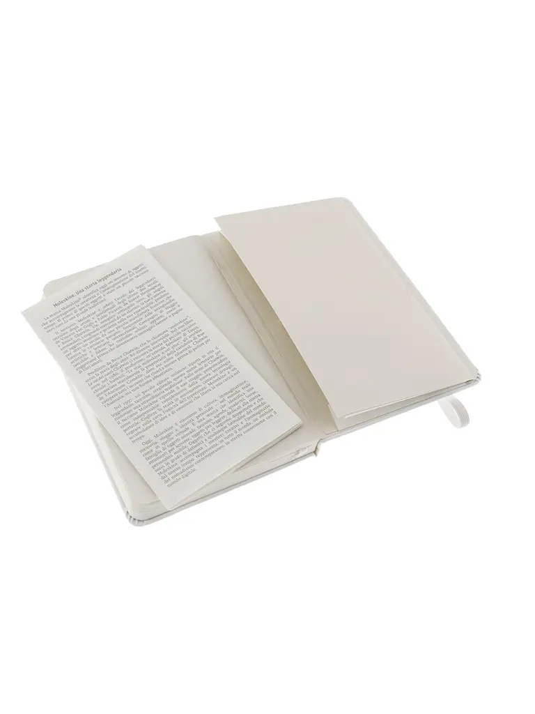 Записник Moleskine Classic кишеньковий, Нелінований Білий (QP012WH) - фото 4