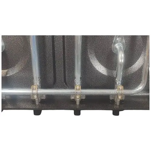 Настільна газова плита на чотири конфорки Domotec MS-6604 газова 0,54 кВт х 4 Коричнева - фото 6