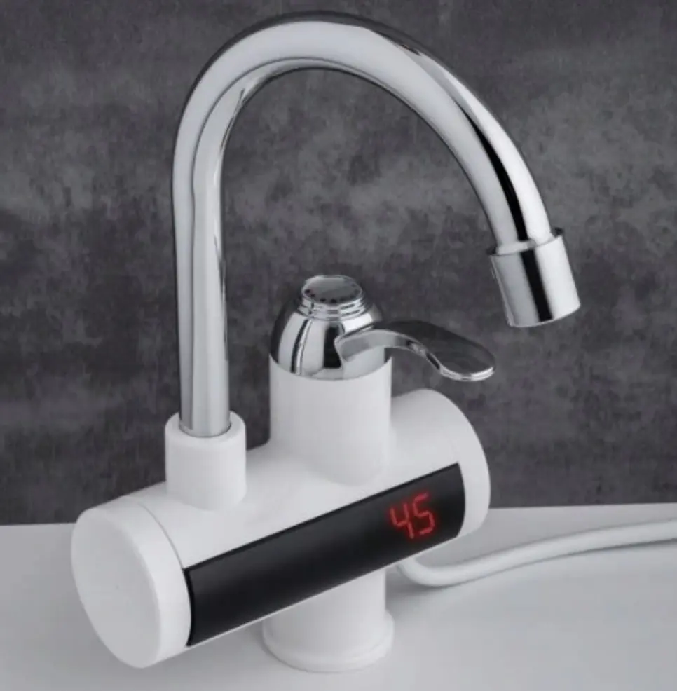 Водонагрівач WATER HEATER RX-002 • Проточний електричний водонагрівач з ЖК-дисплеєм для кухні ванної та гаража - фото 5