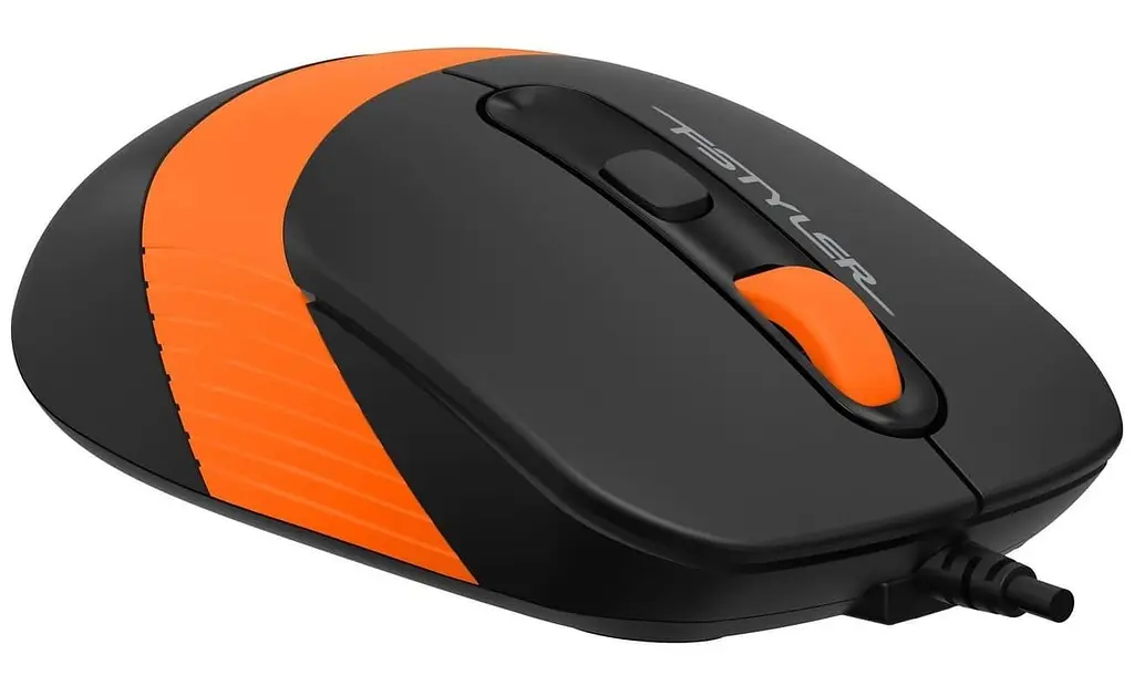 Миша A4Tech Fstyler FM10S USB Black/Orange (FM10S (Orange)) - фото 5