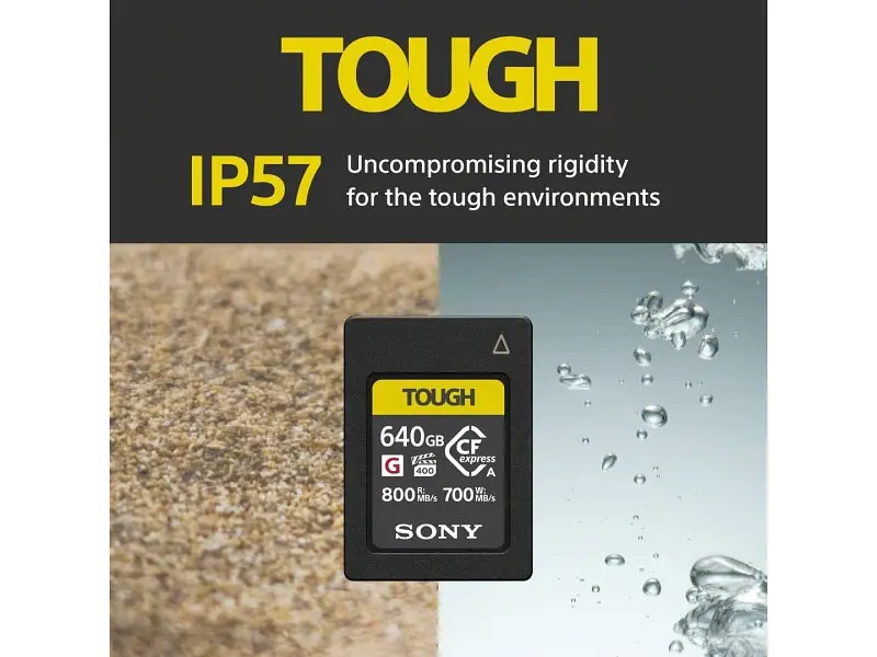 Карта пам'яті Sony Tough CFexpress Type A R800/W700 640 GB (CEAG640T.SYM) - фото 3