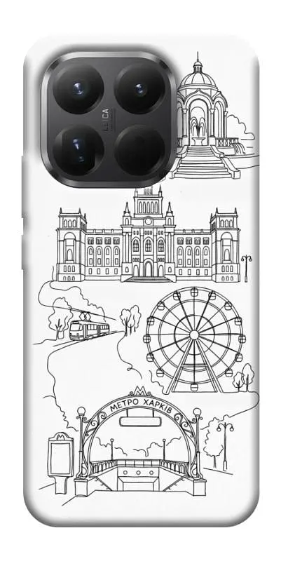 TPU чохол Demsky Kharkiv spirit для Xiaomi 15T Pro