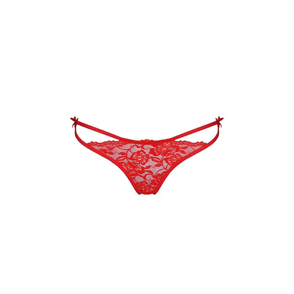 Трусики с завязочками по бокам WARDA THONG red - Passion Exclusive L/XL - фото 5