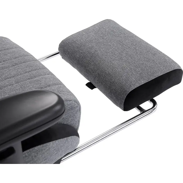 Геймерське крісло GT Racer сіре із чорним (X-2534-F Fabric Gray/Black Suede) - фото 4