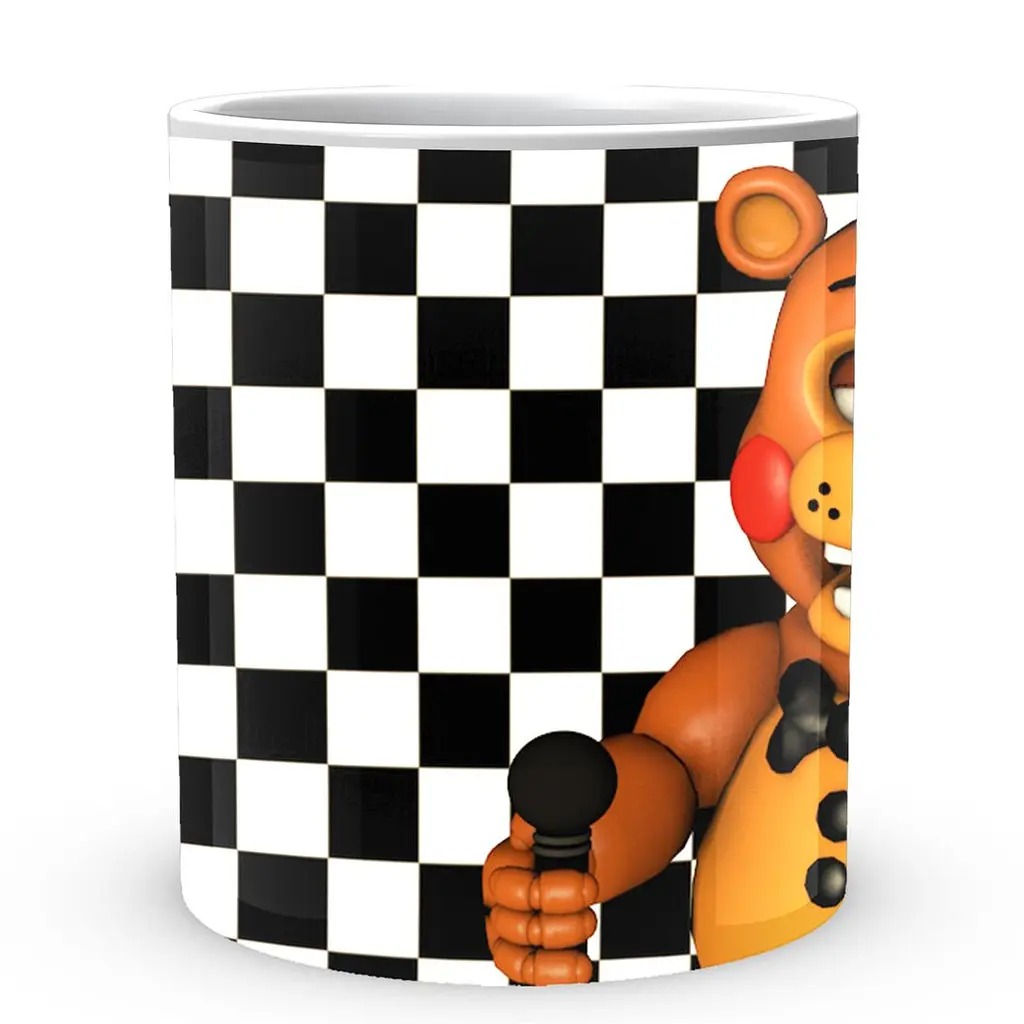 Кружка GeekLand Five Nights At Freddys Пять ночей с Фредди Тот Фредди С микрофоном FN.02.395 330 мл белая - фото 2