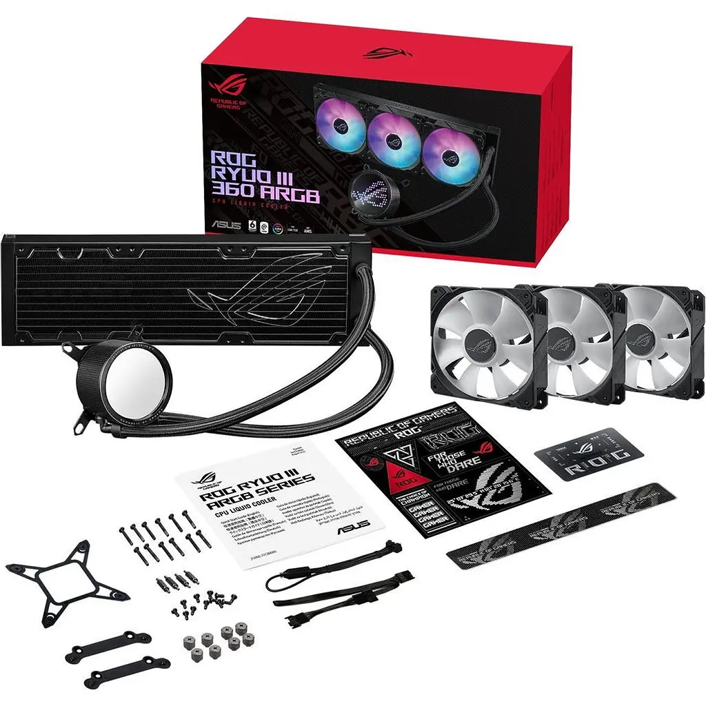 Система водяного охолодження Asus ROG Ryuo III 360 ARGB Black [90RC00I1-M0UAY0] [143436] - фото 7