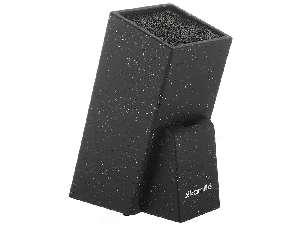 Підставка для ножів Kamille КМ-7614 black