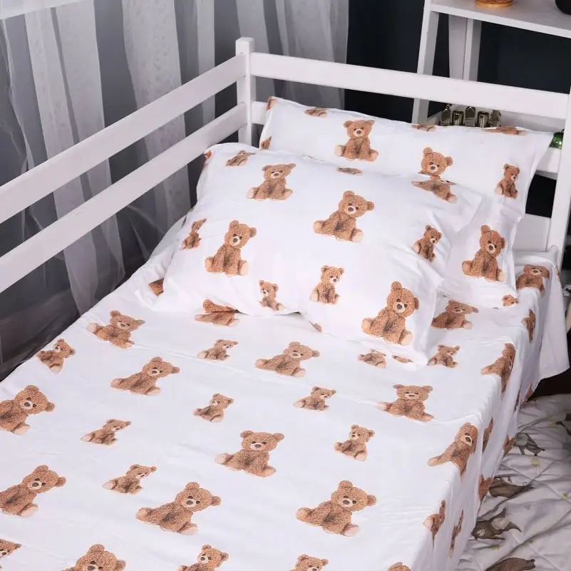 Наволочка MirSon Фланель 017 Teddy біла 50х50 см (2200009655647) - фото 2