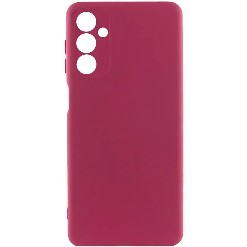 Чохол Silicone Cover Ummi Lakshmi Full Camera (AA) для Samsung Galaxy A26 5G Бордовий / Marsala