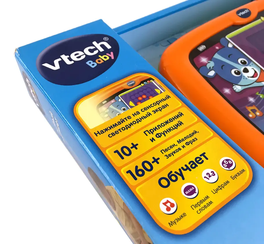 Інтерактивна іграшка Vtech Перший планшет, рос. мова (80-151426) - фото 3