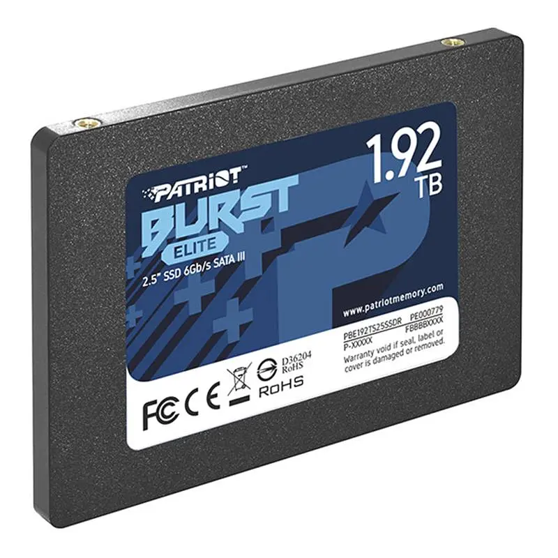 Накопитель SSD 1.92TB Patriot Burst Elite 2.5 SATAIII TLC (PBE192TS25SSDR) - фото 2