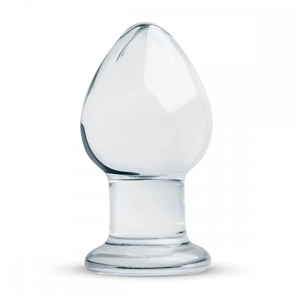 Стеклянная анальная пробка Gildo Glass Buttplug No. 26,9х4.5 см