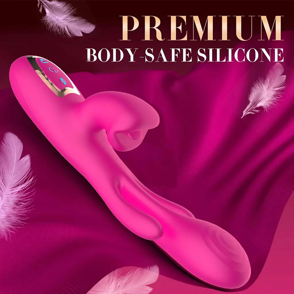 Вибратор B - Series Cute Towos 23.6 см (розовый) - фото 23