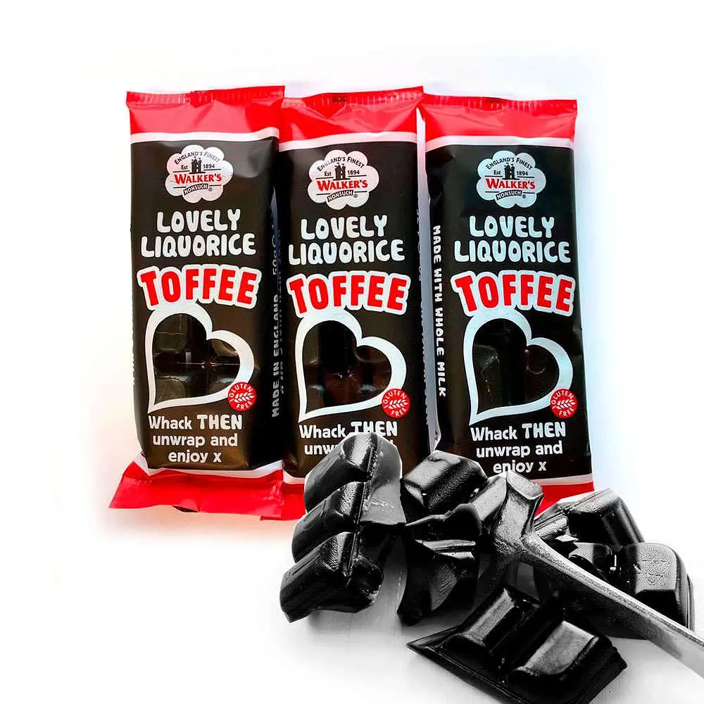 Лакрична іриска Walker's Lovely Liquorice Toffee 50g - фото 2