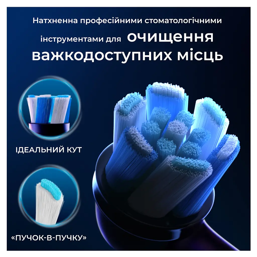 Сменные насадки к электрической зубной щетке Oral-B iO Gentle Care нежный уход 4 шт. - фото 6