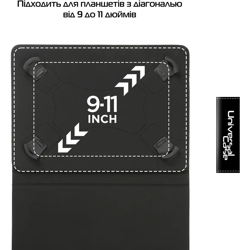Чохол до планшета Armorstandart Silicone Hooks 10 Black (ARM59078) - фото 4