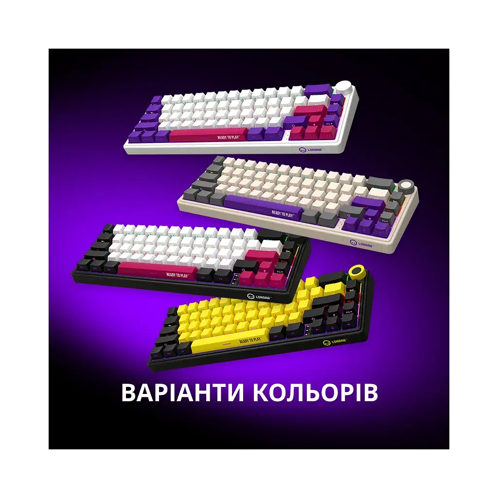 Клавіатура Lorgar KBP70MW Pro RGB Wireless/Bluetooth/USB UA Black/red (LRG-KBP70MW-BK-US) - фото 12
