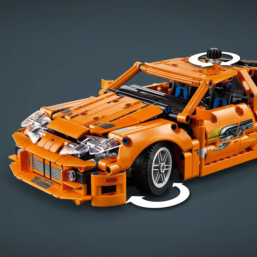 Конструктор LEGO Technic Fast and Furious Toyota Supra MK4, 810 деталей (42204) - фото 6