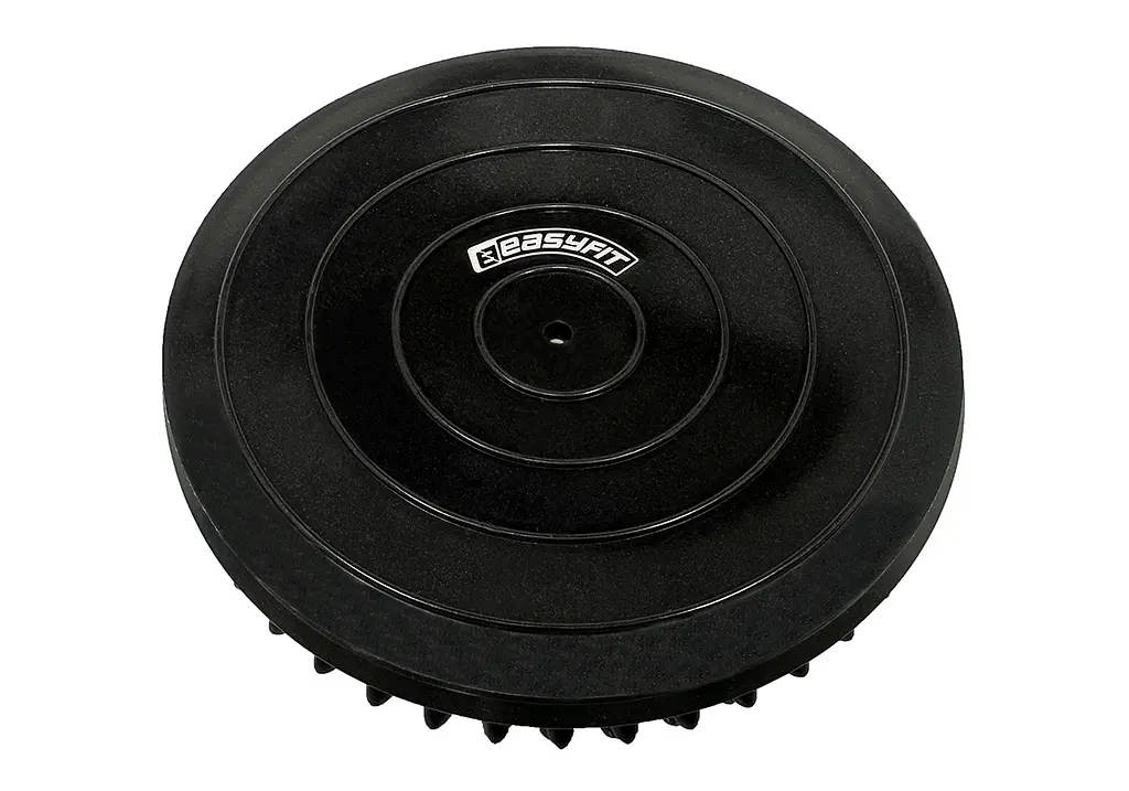 Полусфера массажная киндербол EasyFit 16 см мягкая черная (EF-3001-BK) - фото 2