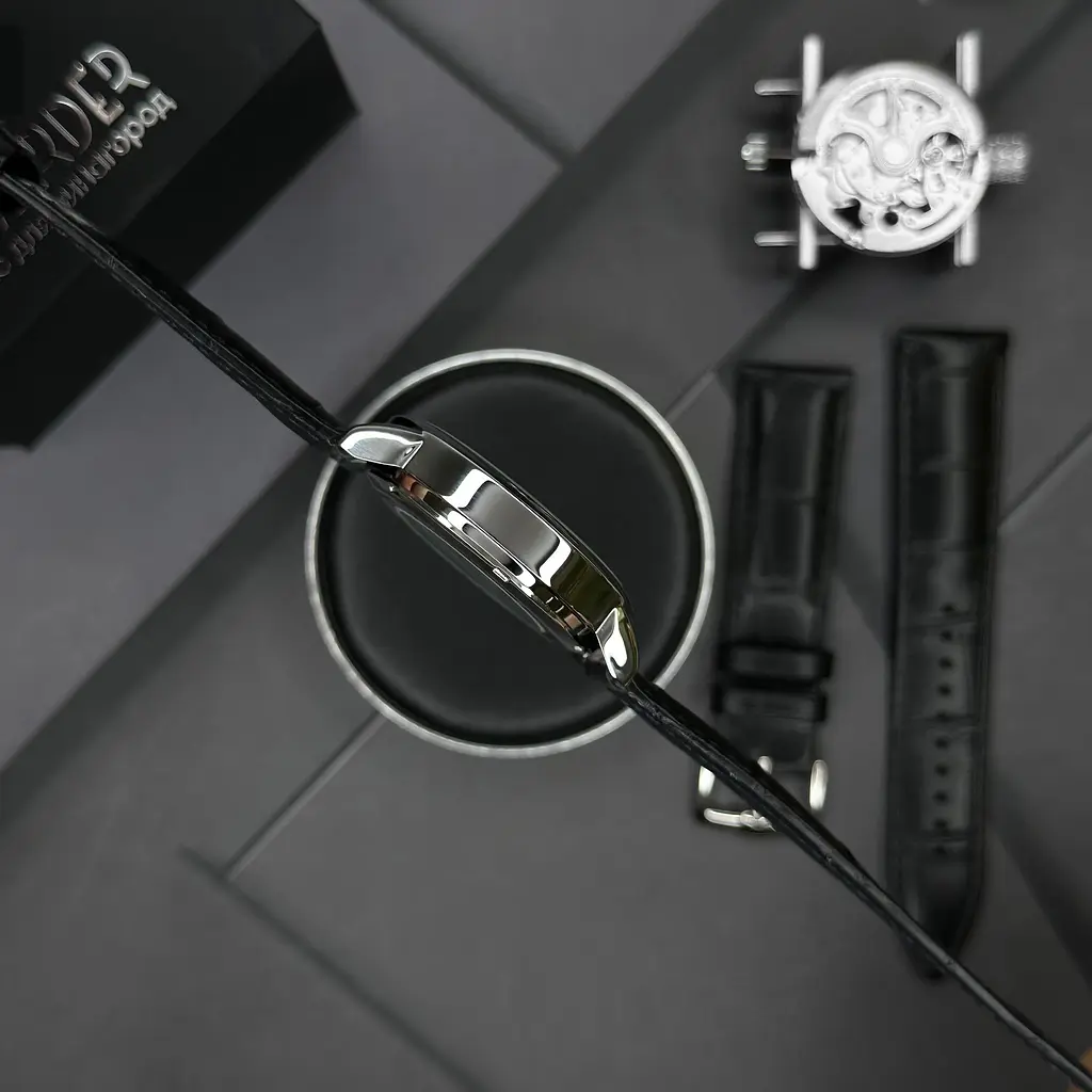 Чоловічий наручний годинник 022 Київ II Silver-Black Awarder acs0031790 - фото 6