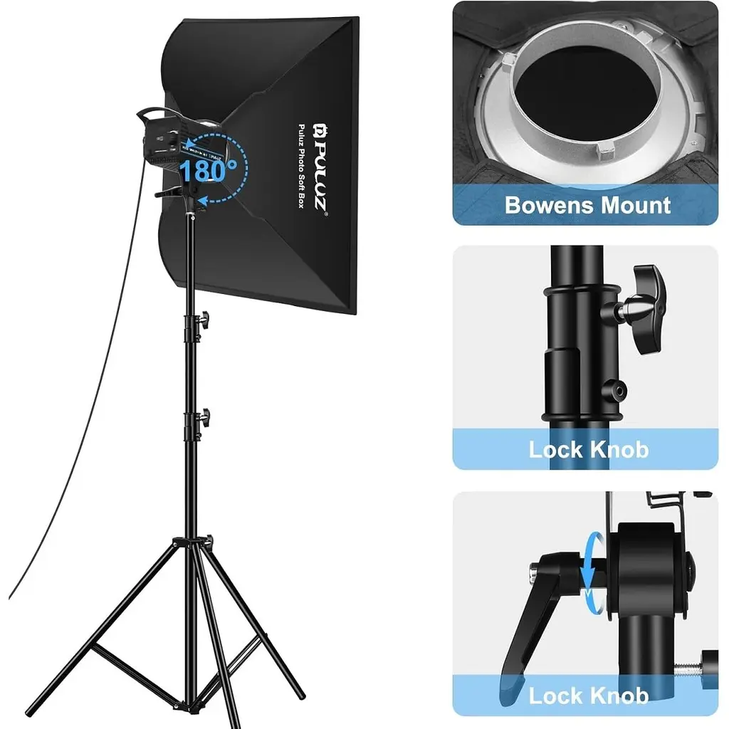 Студійне світло Puluz Softbox Kit (PKT3111EU) [168661] - фото 8