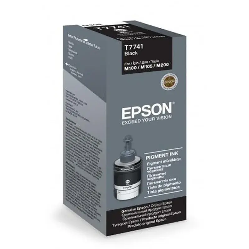 Контейнер з чорнилом Epson 774 black M100/M105/M200 (C13T77414A) - фото 2