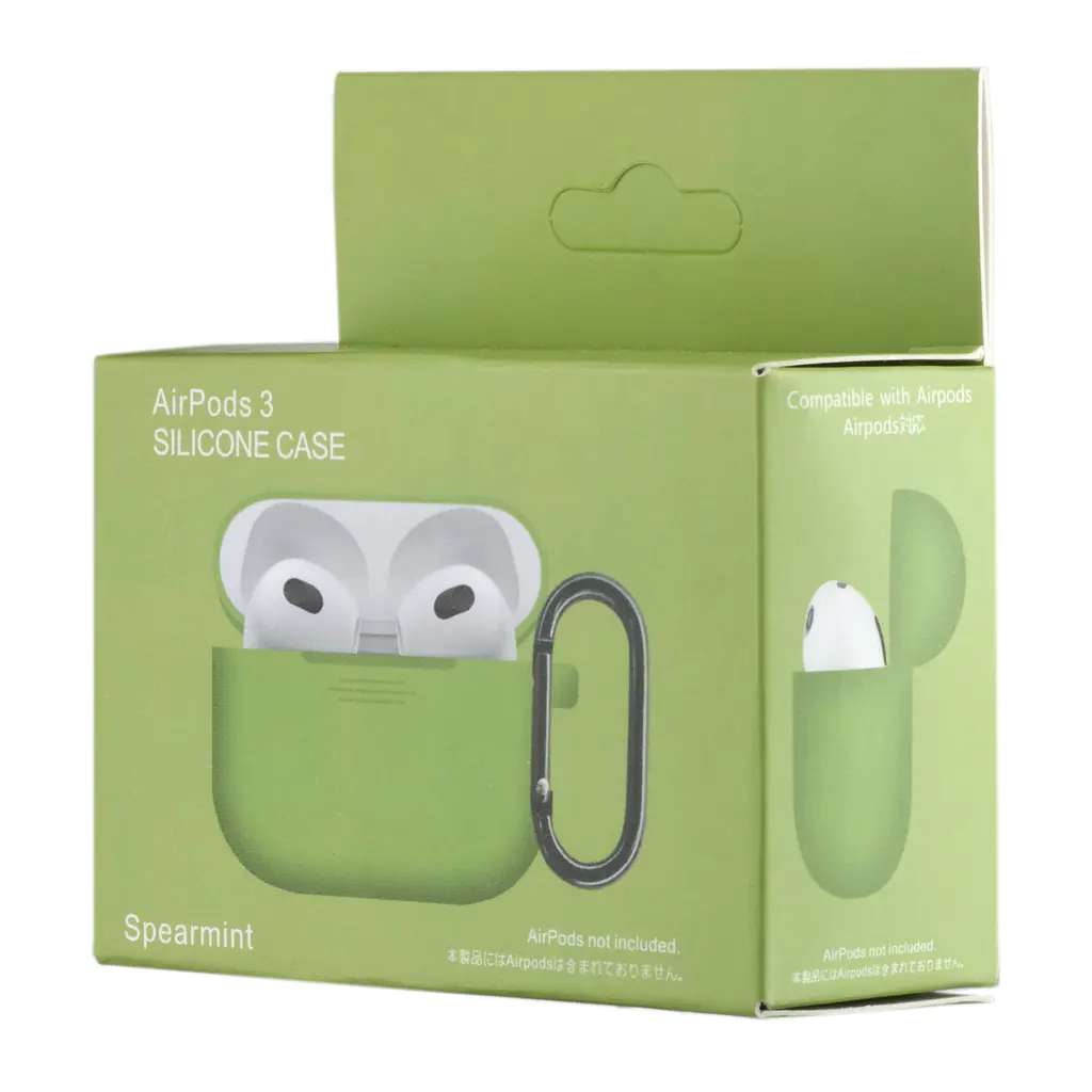 Чохол Silicone Case 1,2mm for AirPods 3 Spearmint - фото 2