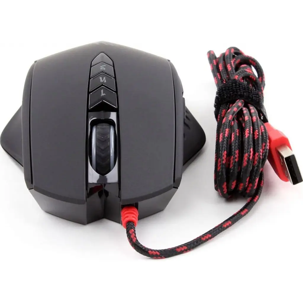 Миша Bloody A4Tech V8M USB Black (V8M (Black)) - фото 3