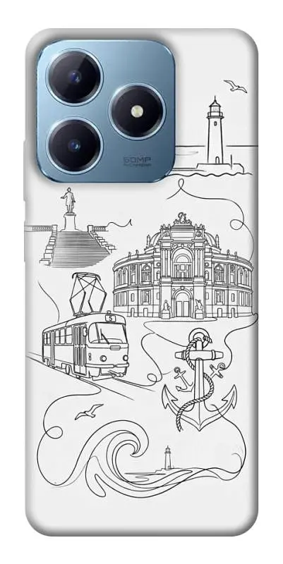 TPU чохол Demsky Odesa spirit для Realme C63 4G