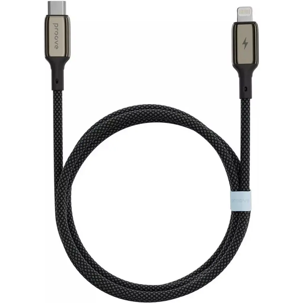 Кабель Proove Dense Metal USB-С to Lightning 27W 1m Black(CCDM27002101) [130316] - фото 2