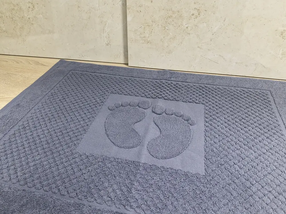 Рушник для ніг Узбекистан 50х70 grey 600 г/м2 - фото 4