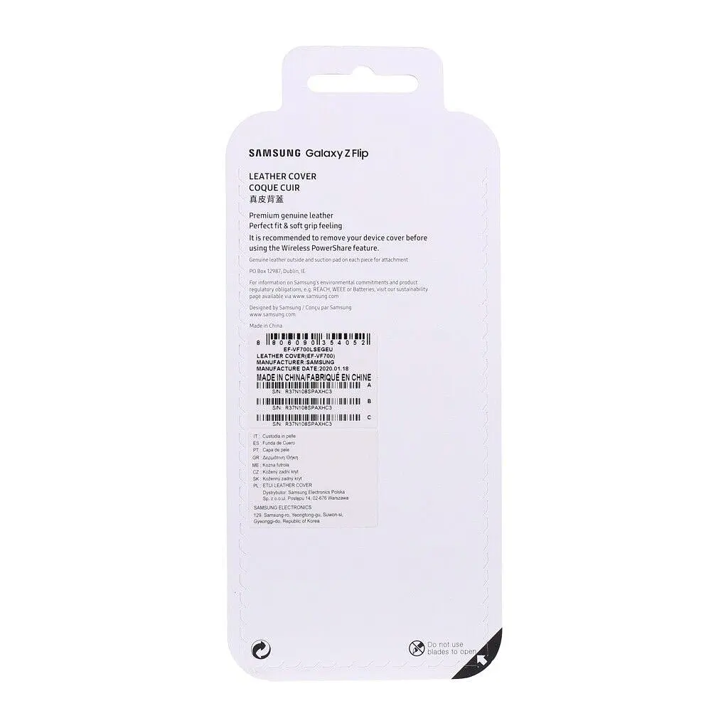 Чохол-книжка Samsung Galaxy Flip 5G Cover SM-F700x SM-F707x Сірий - фото 3