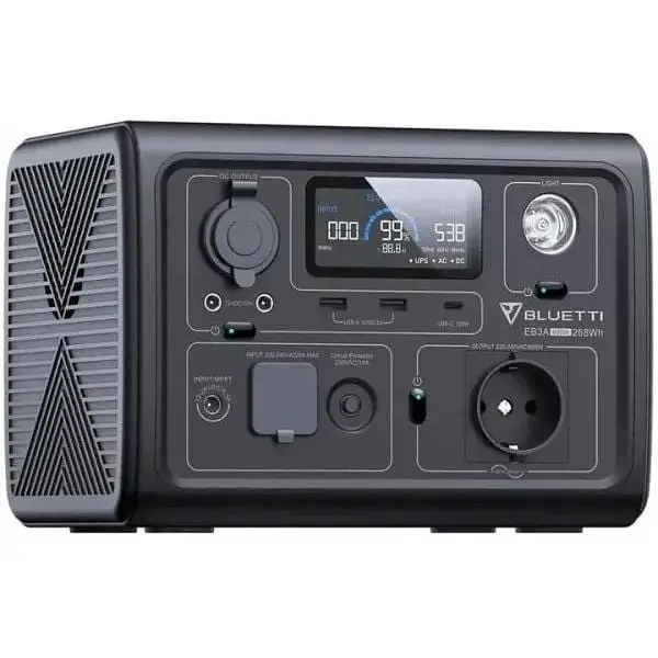 Зарядна станція Bluetti EB3a ємність 268.8Wh потужність 600W - фото 4