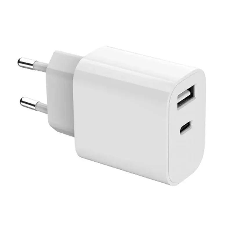 Зарядний пристрій Gembird 1xUSB-A+1xUSB-C 5V/2.4A (12W) white (TA-UC-2AC12-01) - фото 3