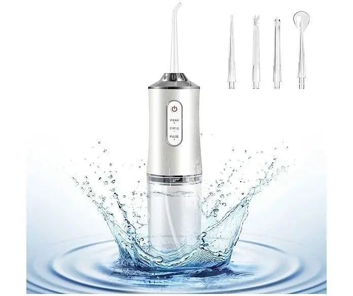 Іригатор портативний Oral Irrigator 3 режими роботи, 2 насадки - фото 5