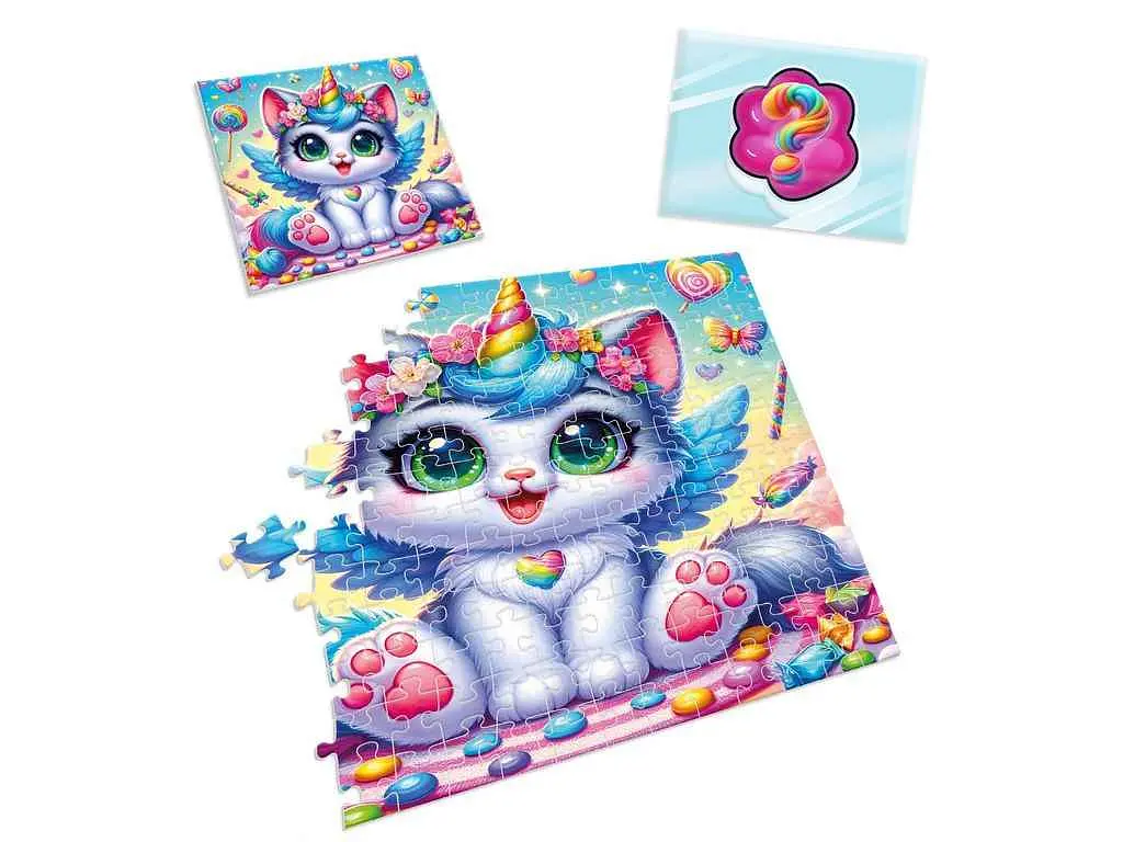 Пазли VLADI TOYS із сюрпризом "Котик-єдиноріжка" VT8030-07 - фото 3