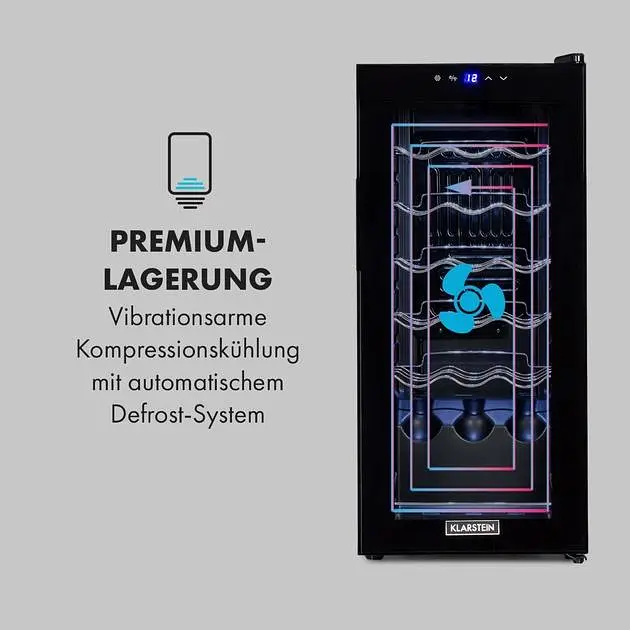 Винный холодильник Klarstein Shiraz 18 Uno (10035026) - фото 4